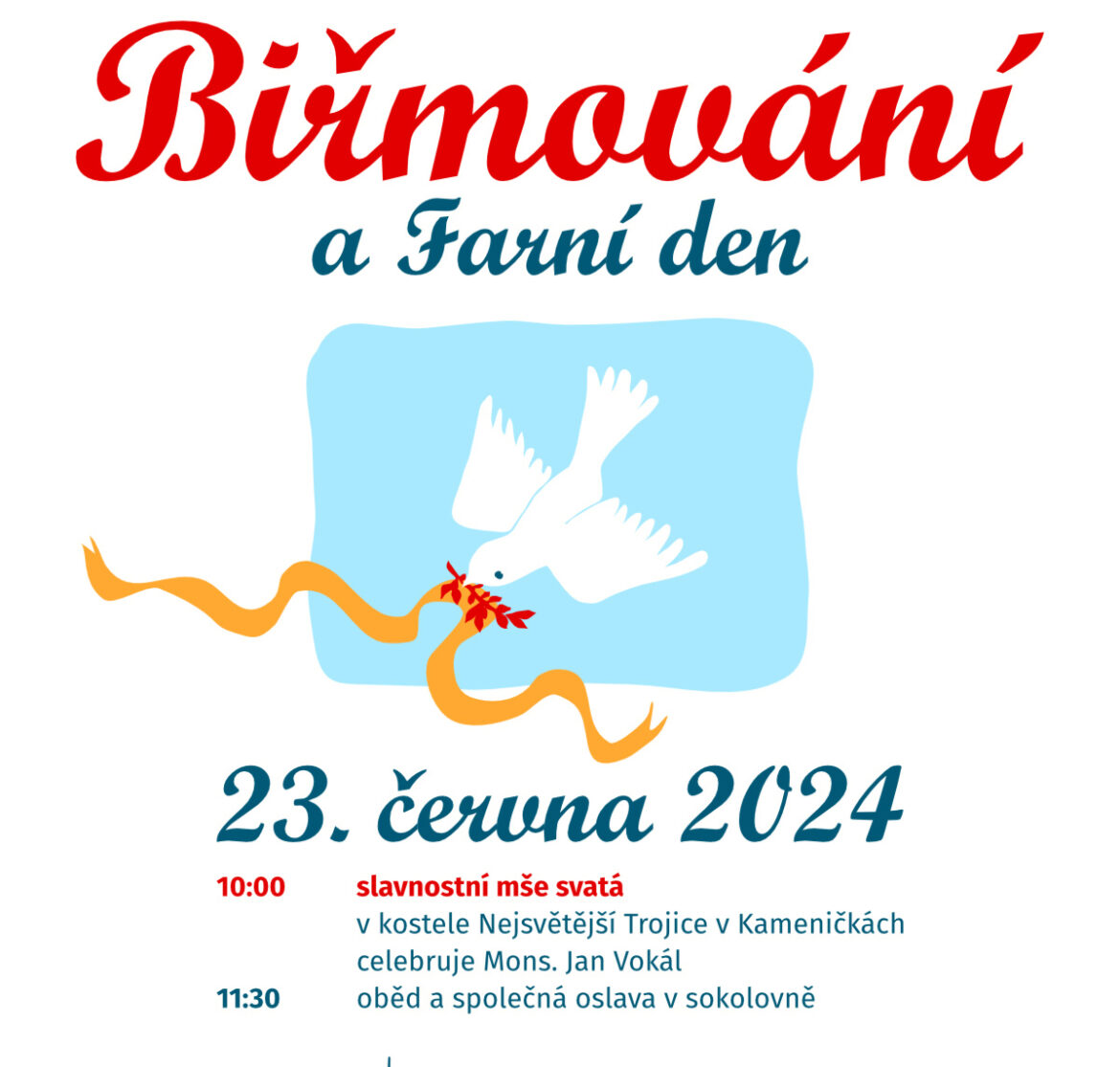 Biřmování a farní den